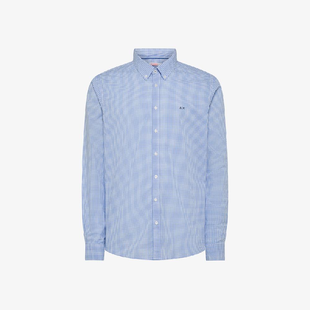 Sun 68 Camicia In Cotone Check - Uomo Sconto