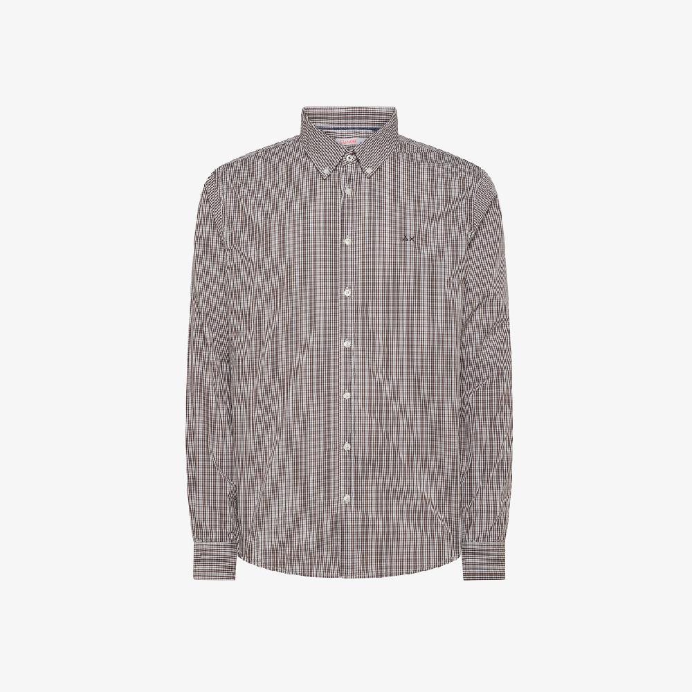 Sun 68 Camicia In Cotone Check - Uomo Economico
