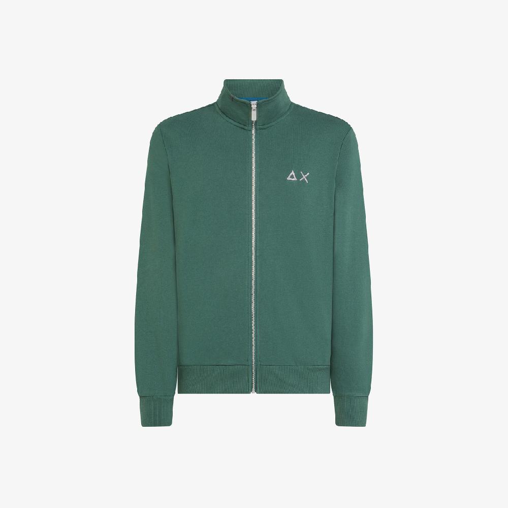 Sun 68 Felpa In Cotone Con Zip - Uomo Negozi Online