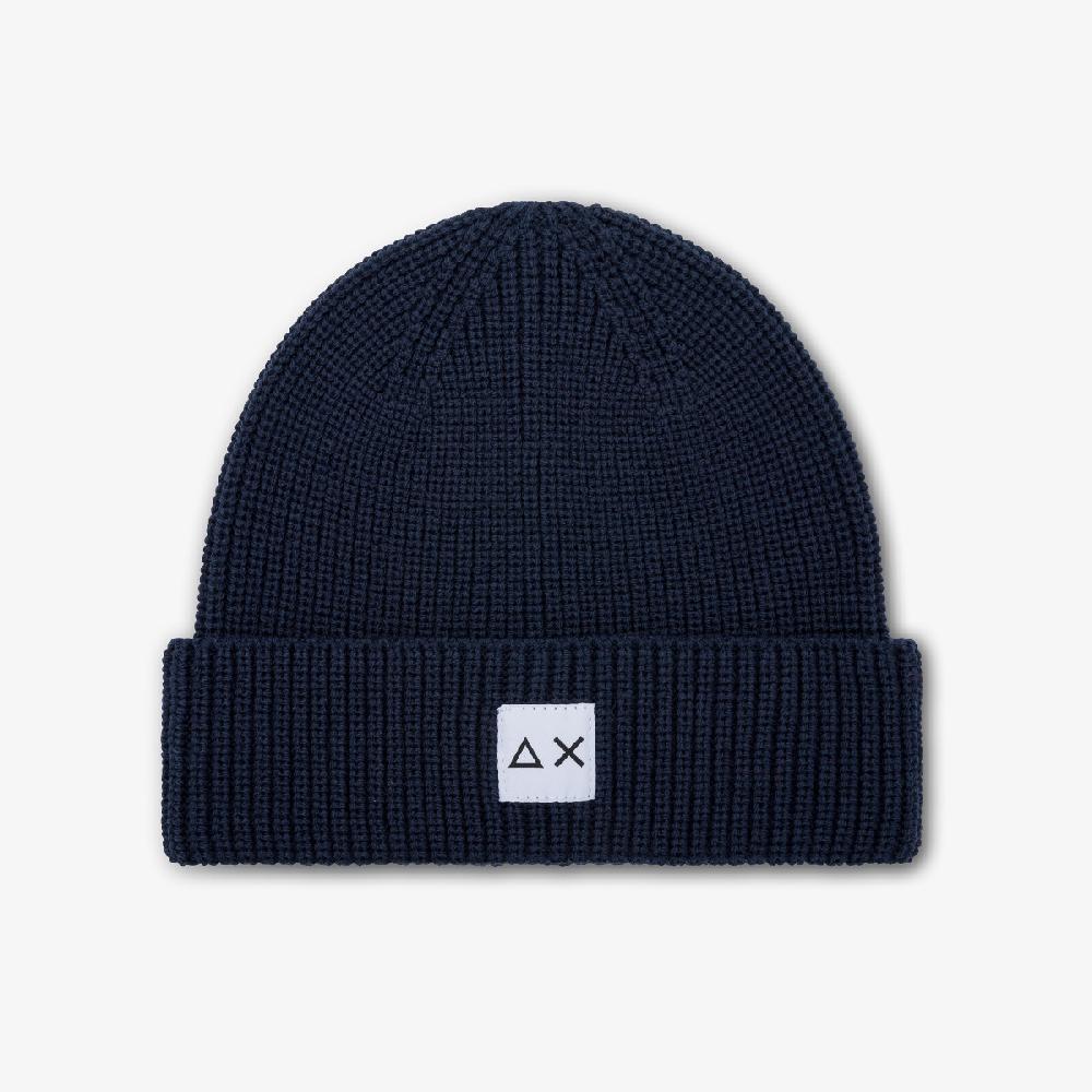 Sun 68 Beanie In Lana A Coste - Donna