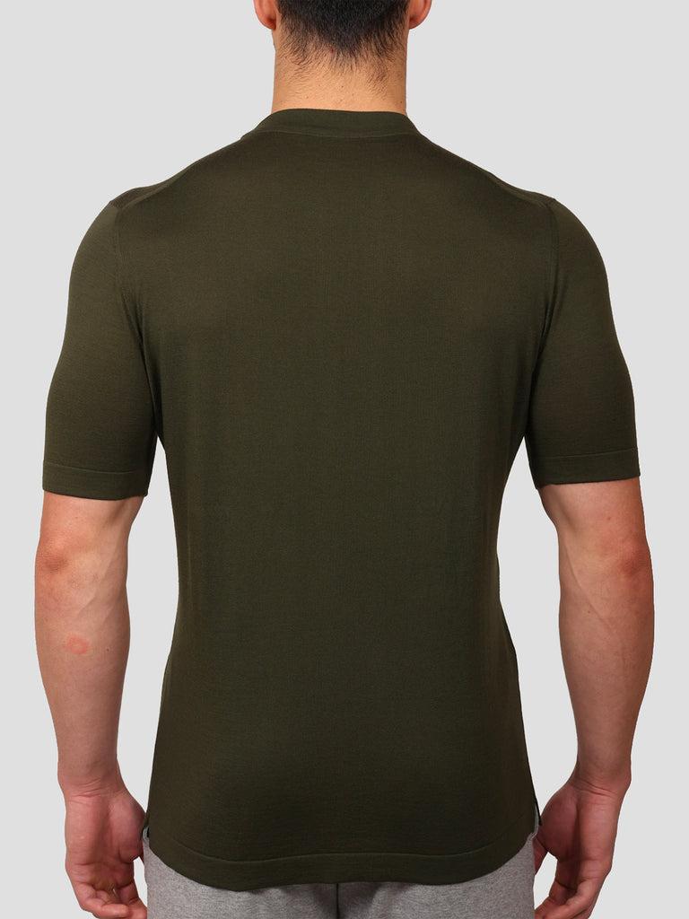 Svevo Girocollo 100% Cotone Supersoft Verde Offerta