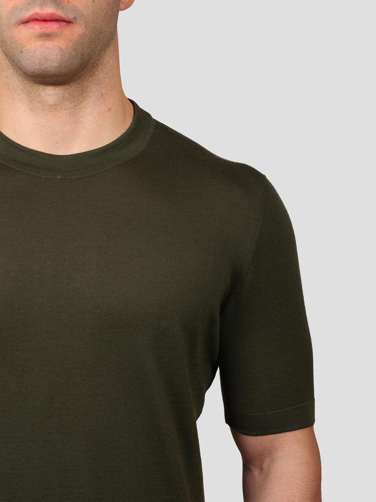 Svevo Girocollo 100% Cotone Supersoft Verde Offerta