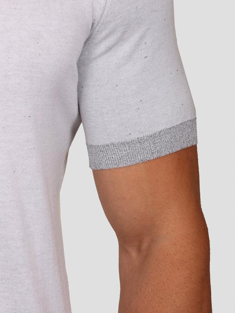 Svevo Maglia Girocollo in Carbonio Bianca Saldi