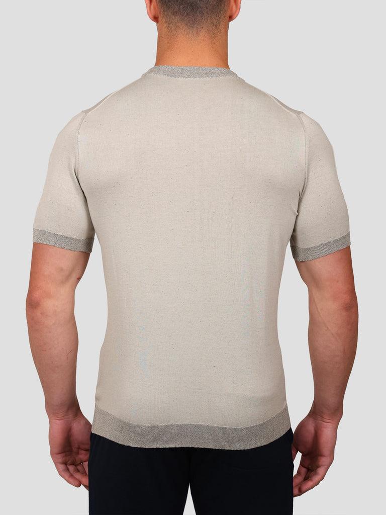 Svevo Maglia Girocollo in Carbonio Beige Offerte