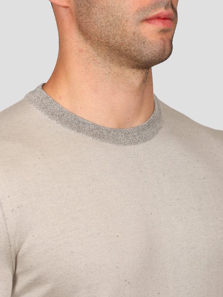 Svevo Maglia Girocollo in Carbonio Beige Offerte