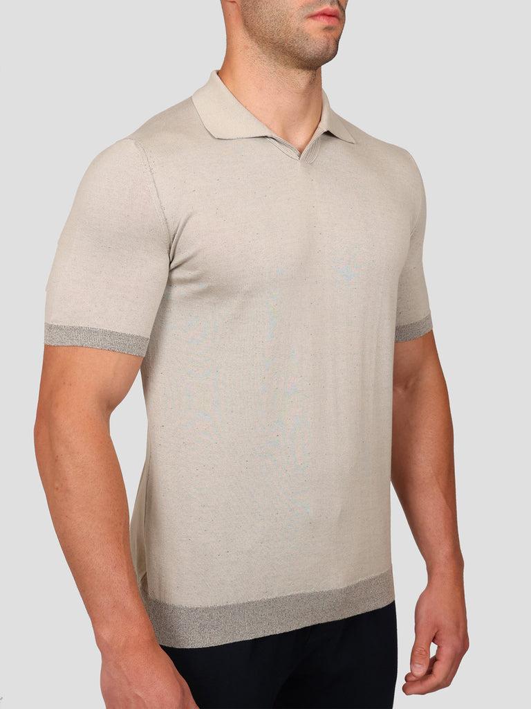 Svevo Maglia Scollo a V in Carbonio Beige Hotsell