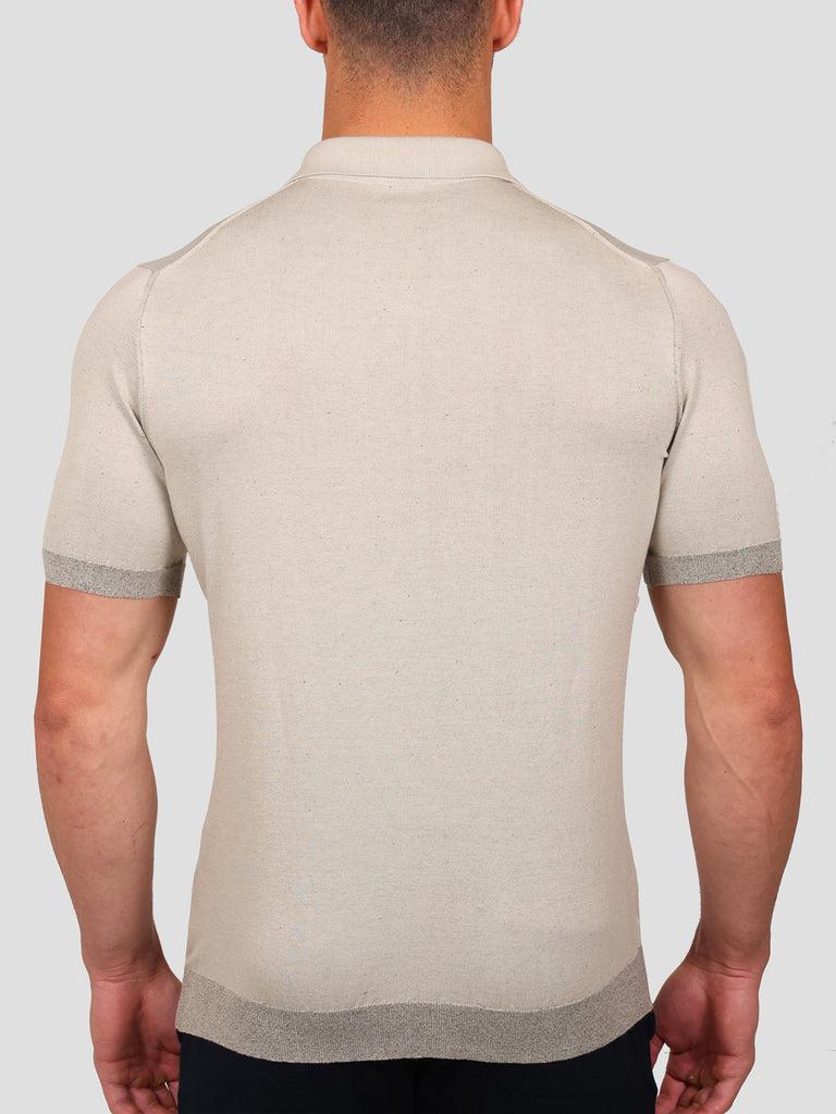 Svevo Maglia Scollo a V in Carbonio Beige Hotsell