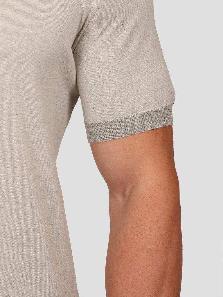 Svevo Maglia Scollo a V in Carbonio Beige Hotsell
