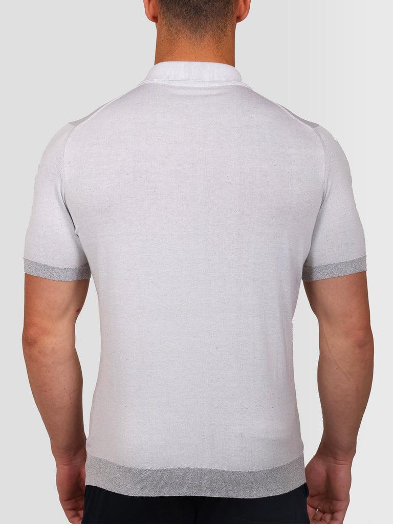 Svevo Maglia Scollo a V in Carbonio Bianca Vendita Calda