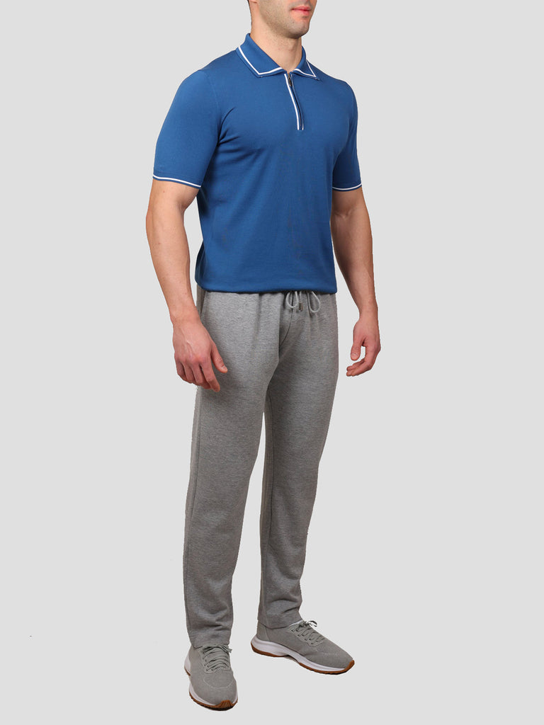 Svevo Pantalone Jogging Cotone e Cashmere Grigio Vendite Flash