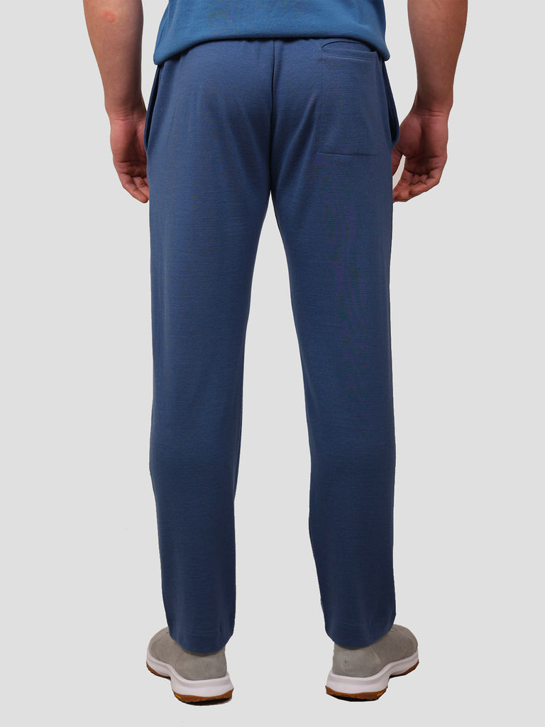 Svevo Pantalone Jogging Cotone e Cashmere Blu Spedizione gratuita