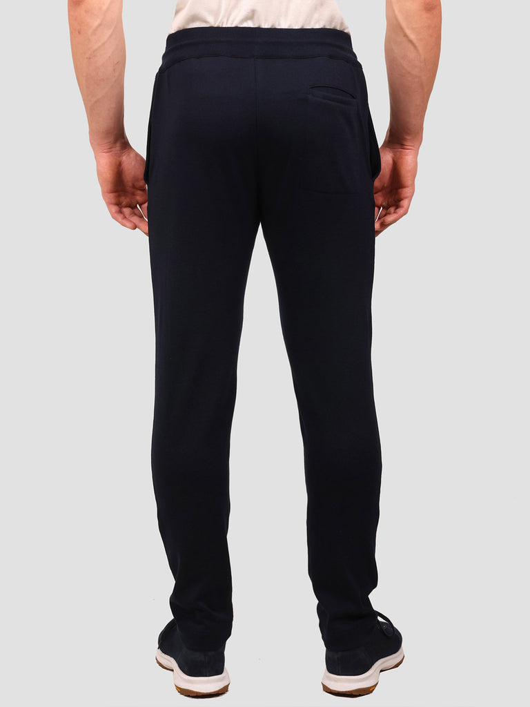 Svevo Pantaloni 100% Cotone Supersoft Blu In Saldo