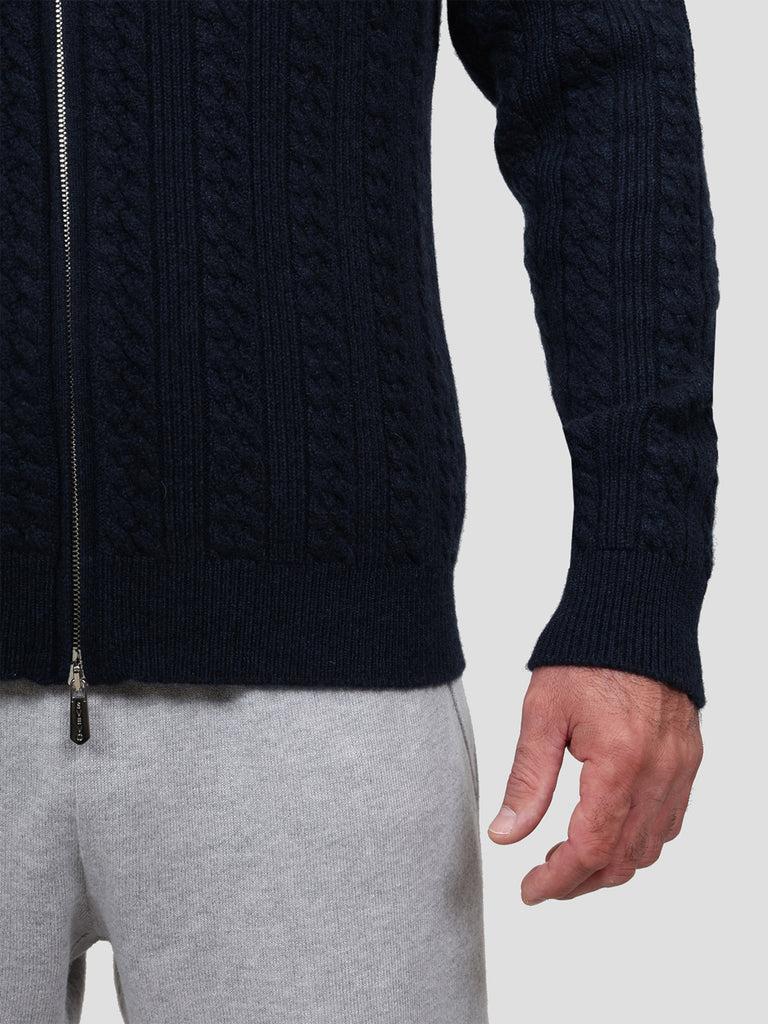 Svevo Giubbotto 100% Cashmere Blu Italy