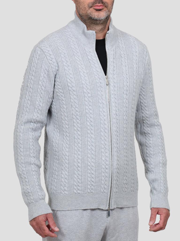Svevo Giubbotto 100% Cashmere Grigio Italia