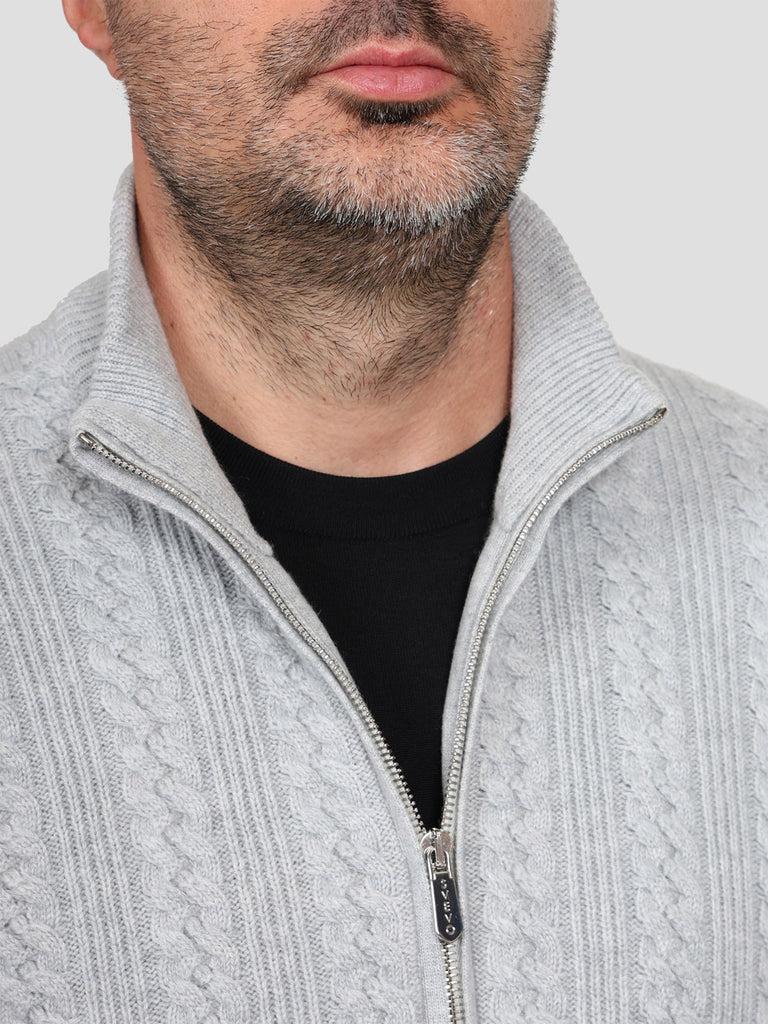 Svevo Giubbotto 100% Cashmere Grigio Italia