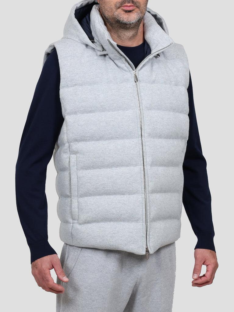 Svevo Giubbotto con zip in Cashmere Grigio Promozione