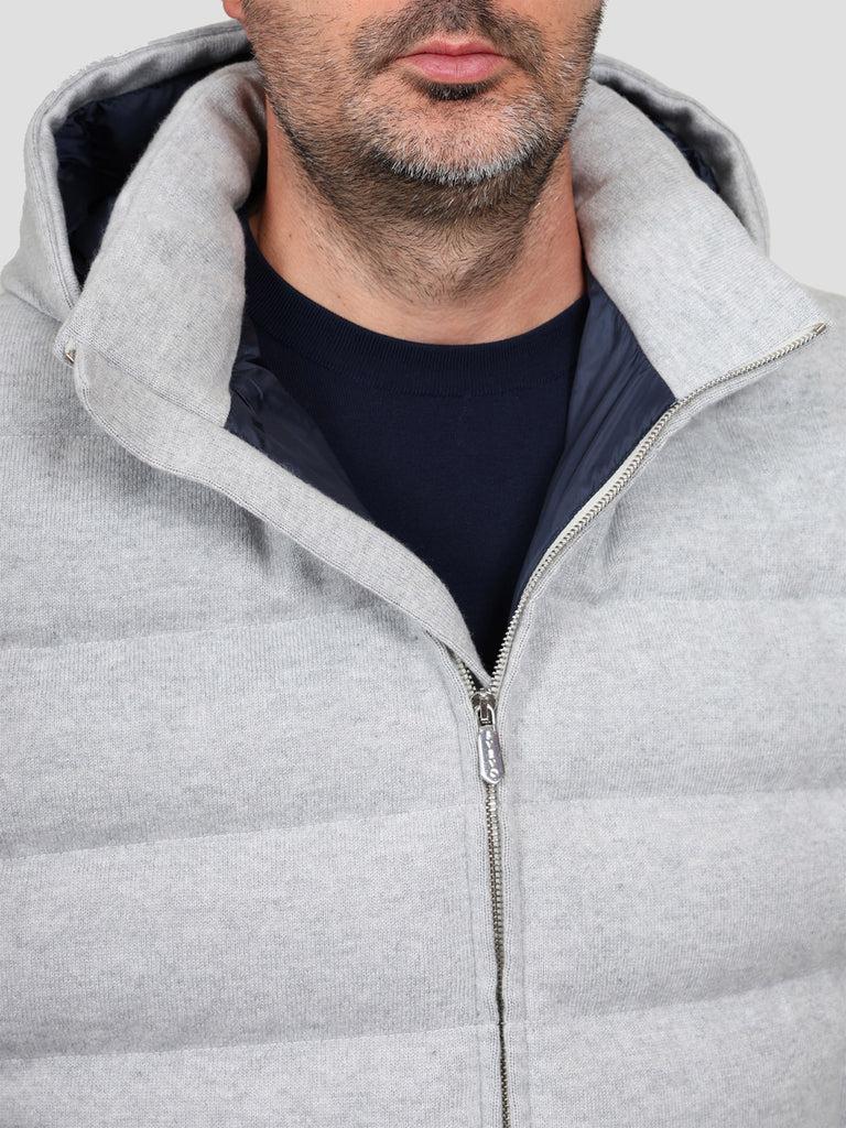 Svevo Giubbotto con zip in Cashmere Grigio Promozione