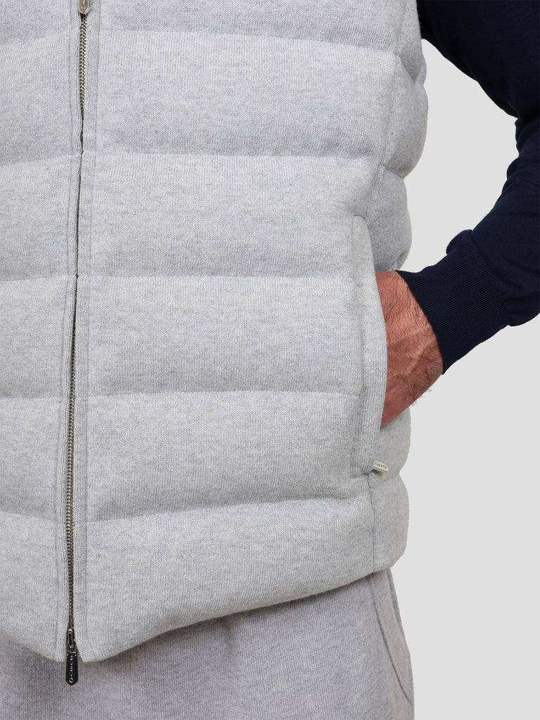 Svevo Giubbotto con zip in Cashmere Grigio Promozione
