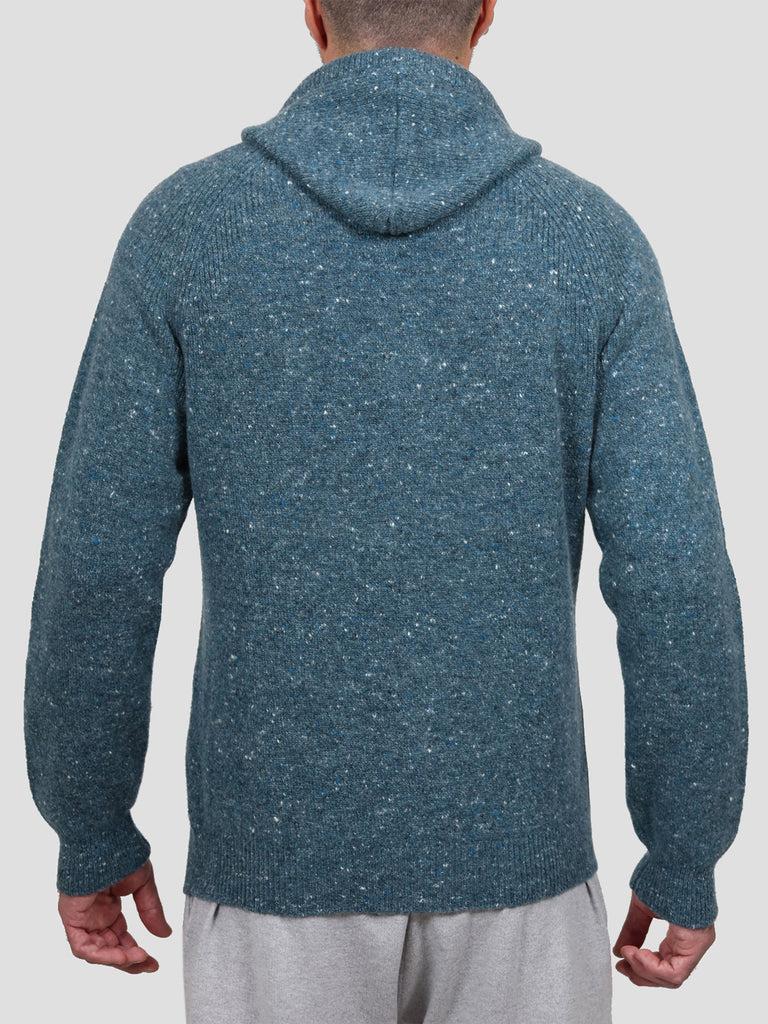 Svevo Giubbotto con zip Lana Cashmere e Poliammide Blu Spedizione Gratuita