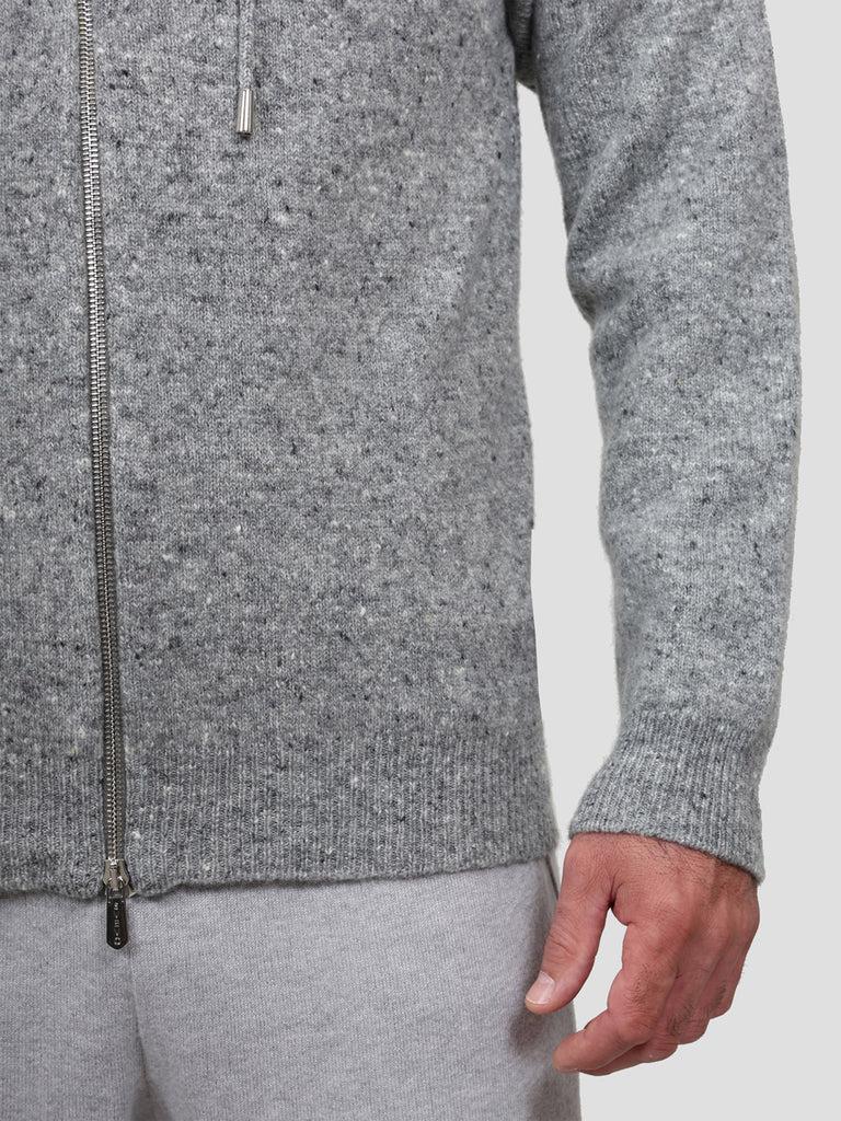 Svevo Giubbotto con zip Lana Cashmere e Poliammide Grigio Pezzi Unici