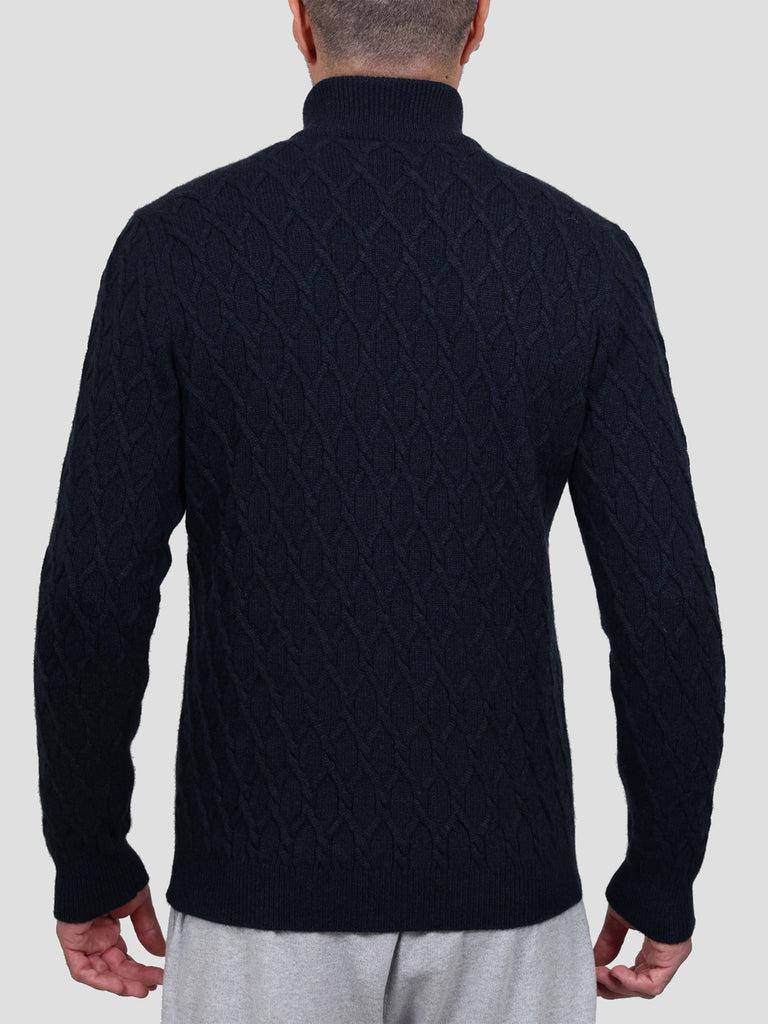 Svevo Giubbotto in Cashmere Blu Soddisfazione Garantita