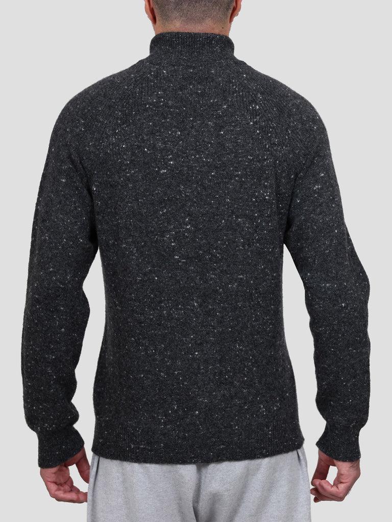 Svevo Lupetto con zip Lana Cashmere e Poliammide Antracite Fino Al -60%