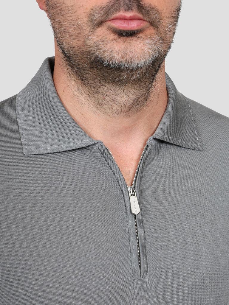 Svevo Maglia Polo Lana Merino Superfine 160's Grigia Sconto