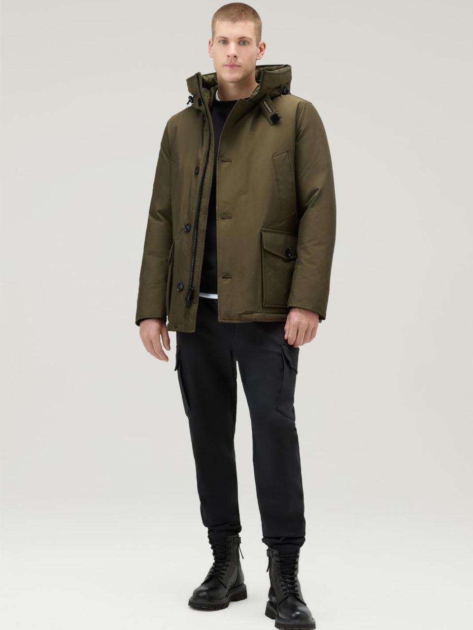 WOOLRICH Parka Arctic Anorak in Ramar Verde Qualità Garantita