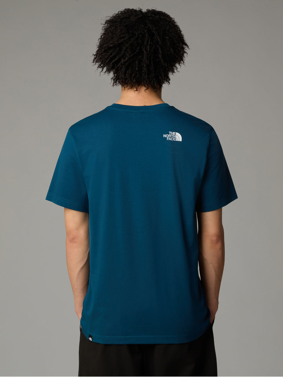 THE NORTH FACE T-shirt Regular Fit con Logo Petrolio Prezzo Ridotto