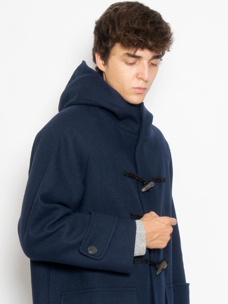 AMARANTO Cappotto Montgomery Lungo in Twill Navy I Più Venduti