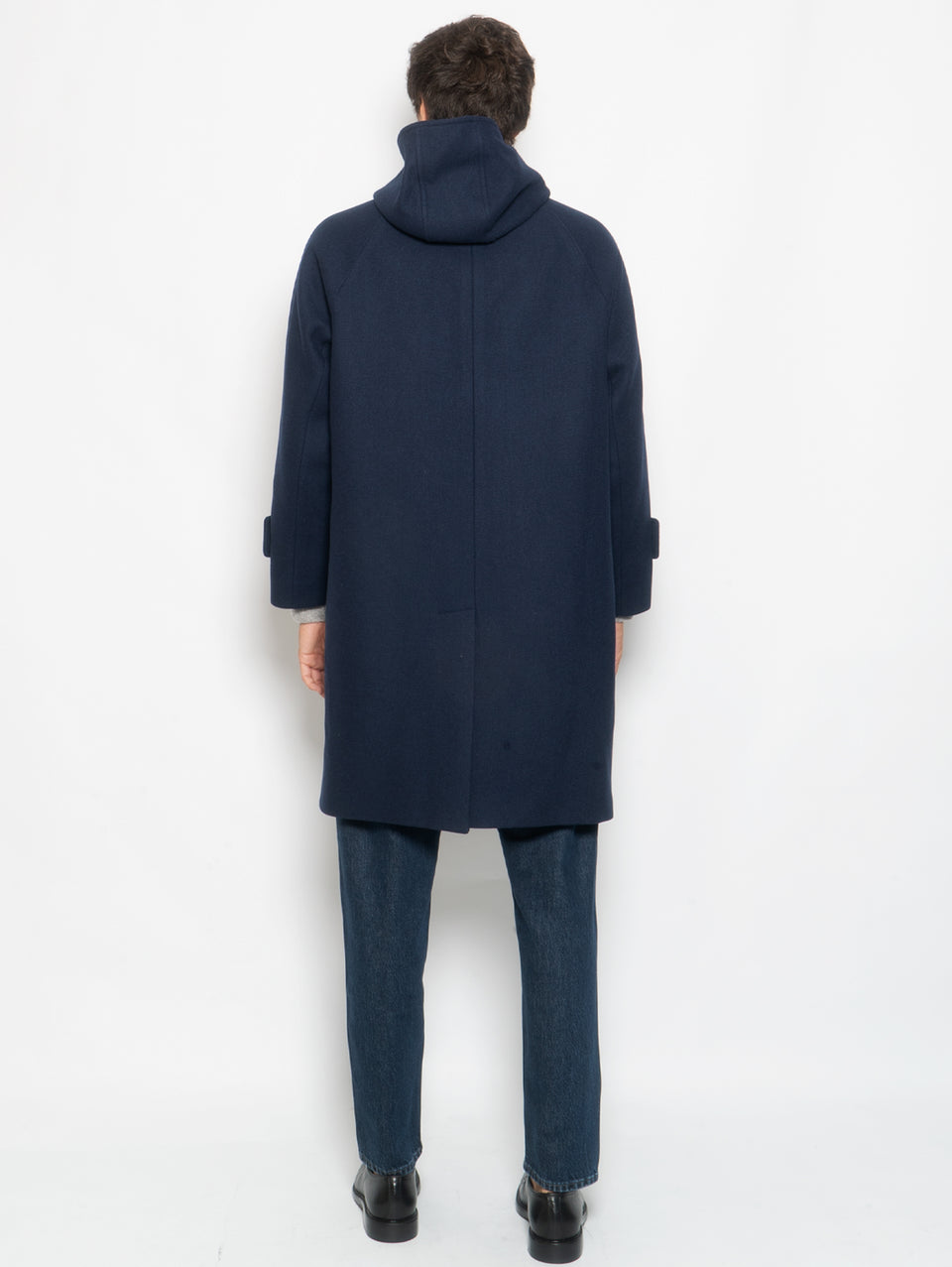 AMARANTO Cappotto Montgomery Lungo in Twill Navy I Più Venduti