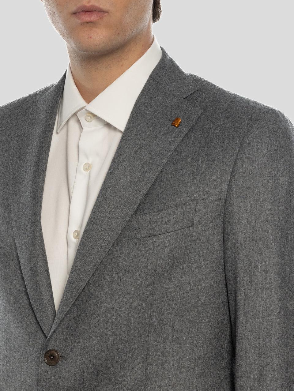 SARTORIA LATORRE Completo in Lana Grigio Melange 2025