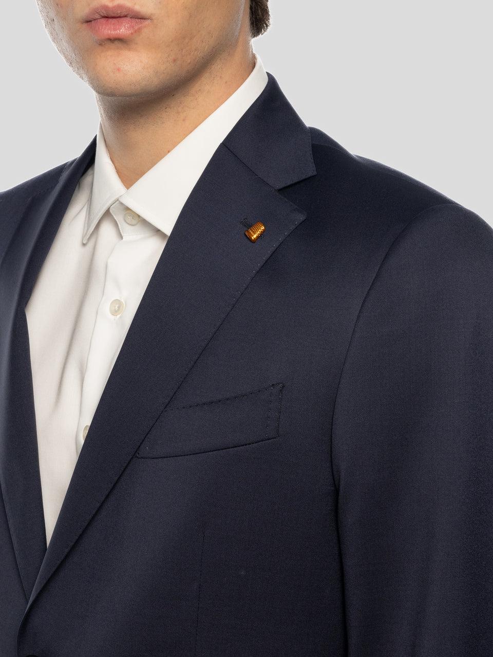SARTORIA LATORRE Completo in Lana Blu Italy