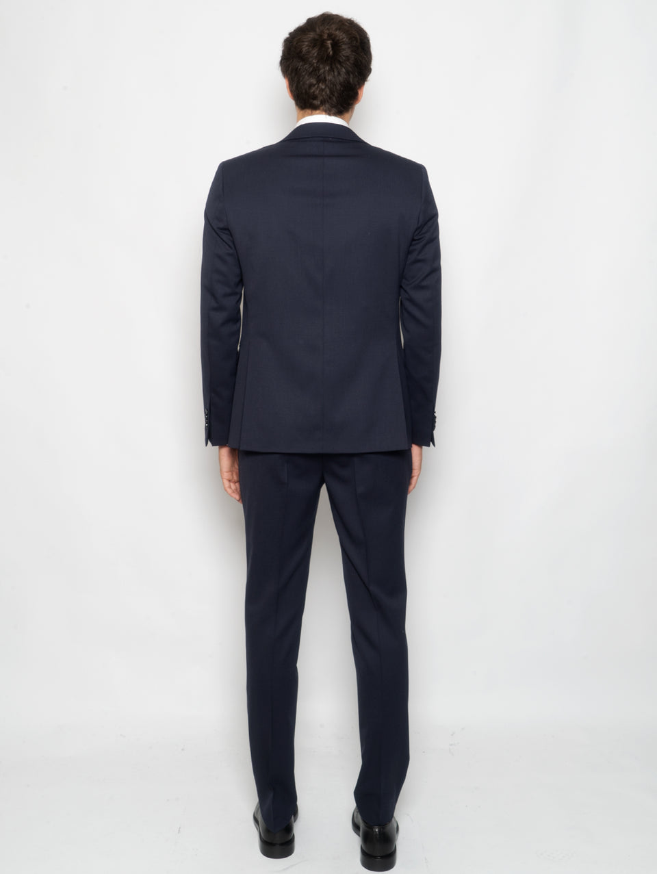 MANUEL RITZ Completo in Misto Lana Drop Otto Blu Spedizione Gratuita