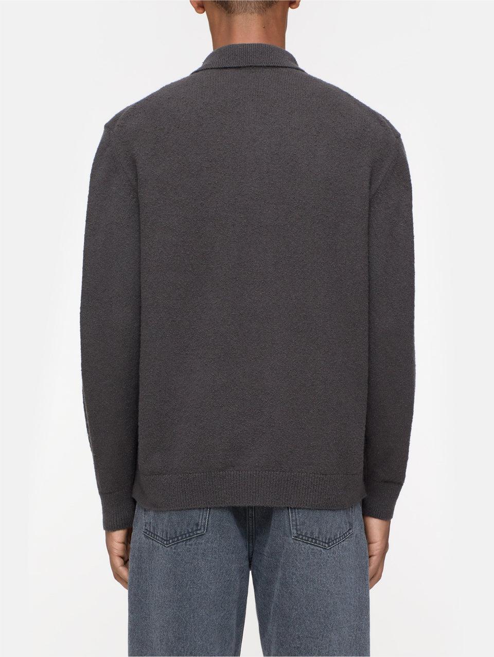 CLOSED Cardigan in Cotone Effetto Spazzolato Marrone Prezzo Ridotto