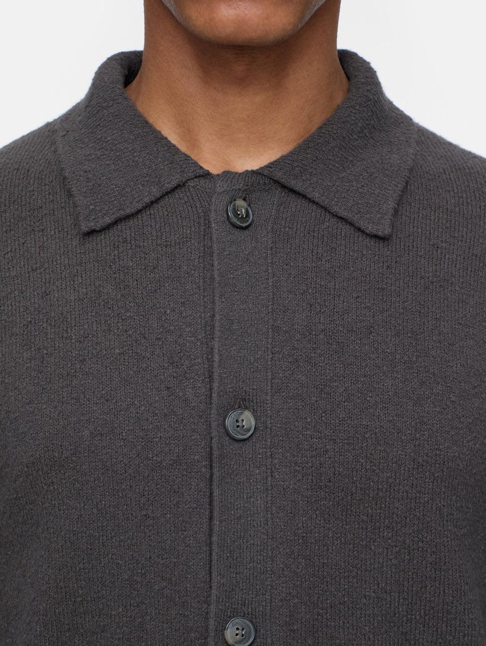 CLOSED Cardigan in Cotone Effetto Spazzolato Marrone Prezzo Ridotto