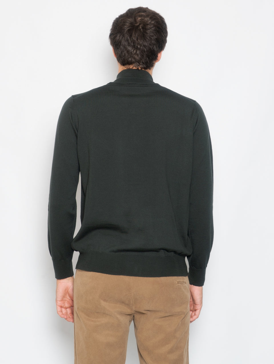 ALPHA STUDIO Cardigan con Bottoni in Merinos Selva Presa