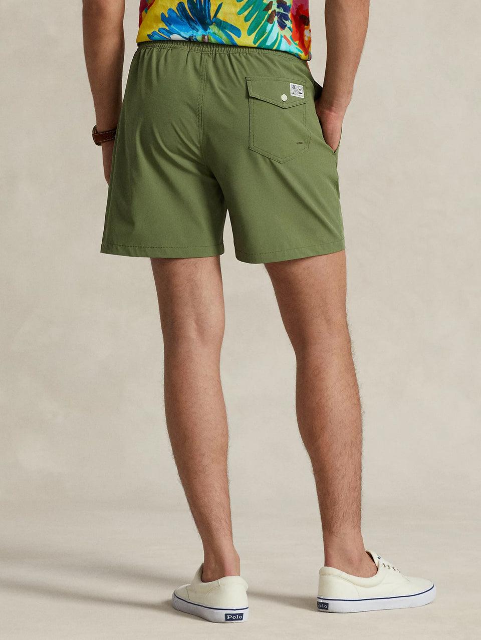 RALPH LAUREN Boxer da Mare Stretch Verde Negozio