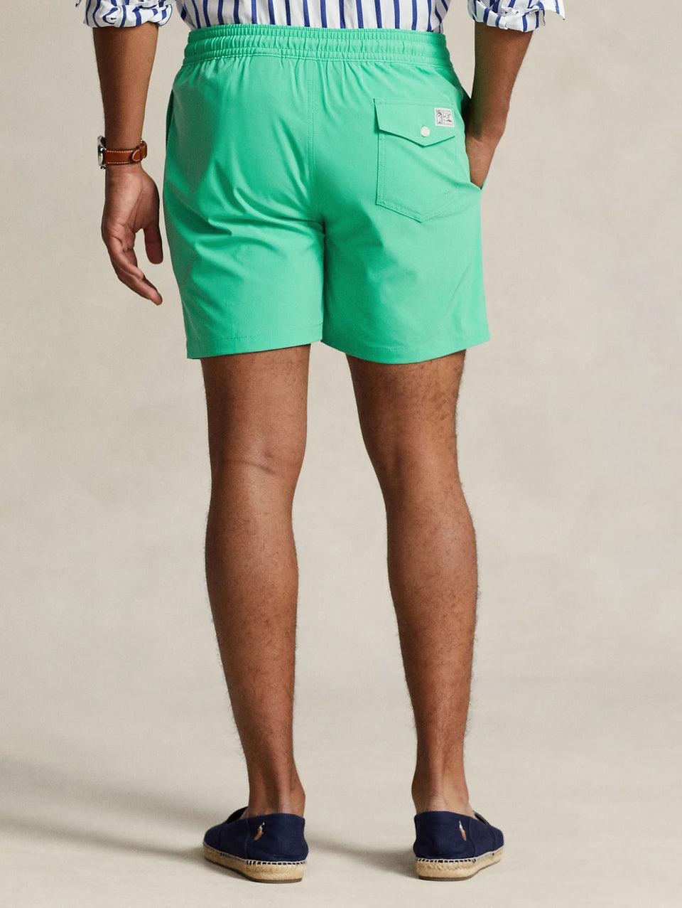 RALPH LAUREN Boxer da Mare Stretch Verde Menta Nuova