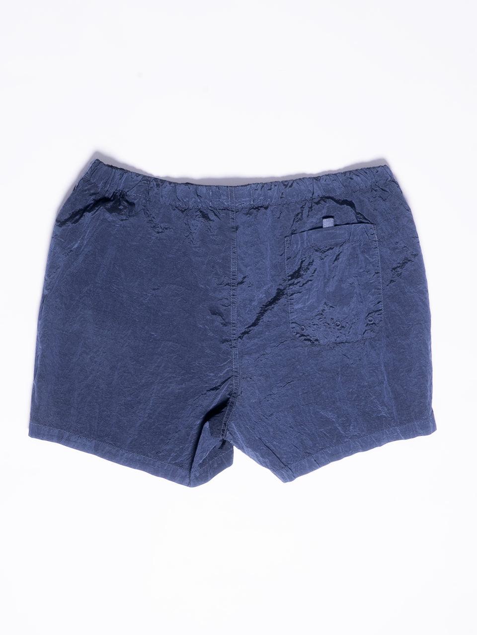 STONE ISLAND Costume da Bagno Nylon Metal Tinto Blu Italy