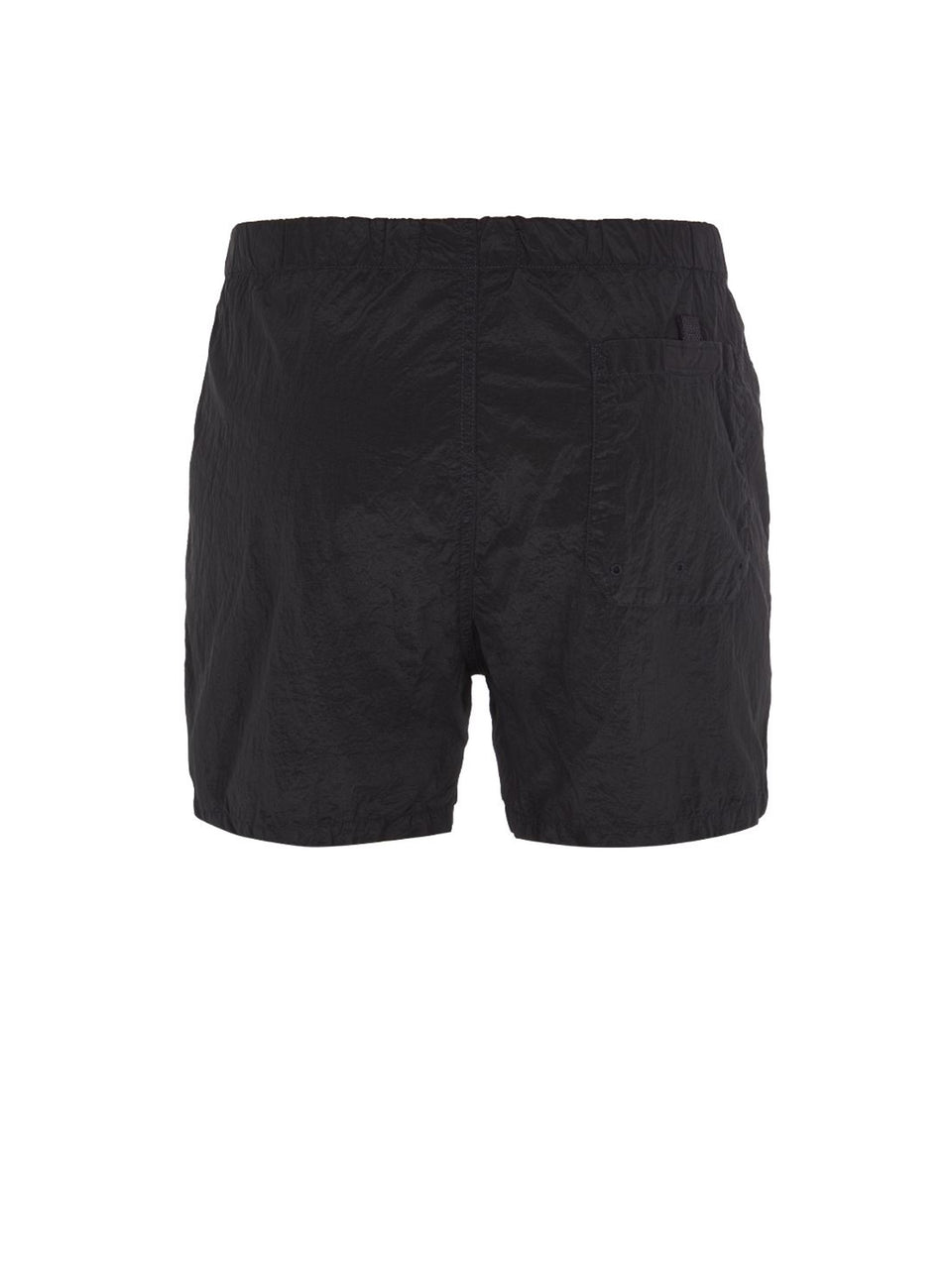 STONE ISLAND Costume da Bagno in Nylon Metal Tinto Nero Italia