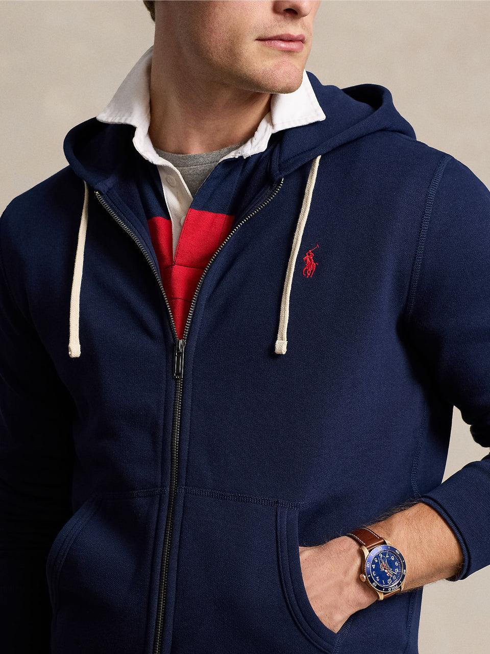 RALPH LAUREN Felpa con Cappuccio Blu Vendite Flash