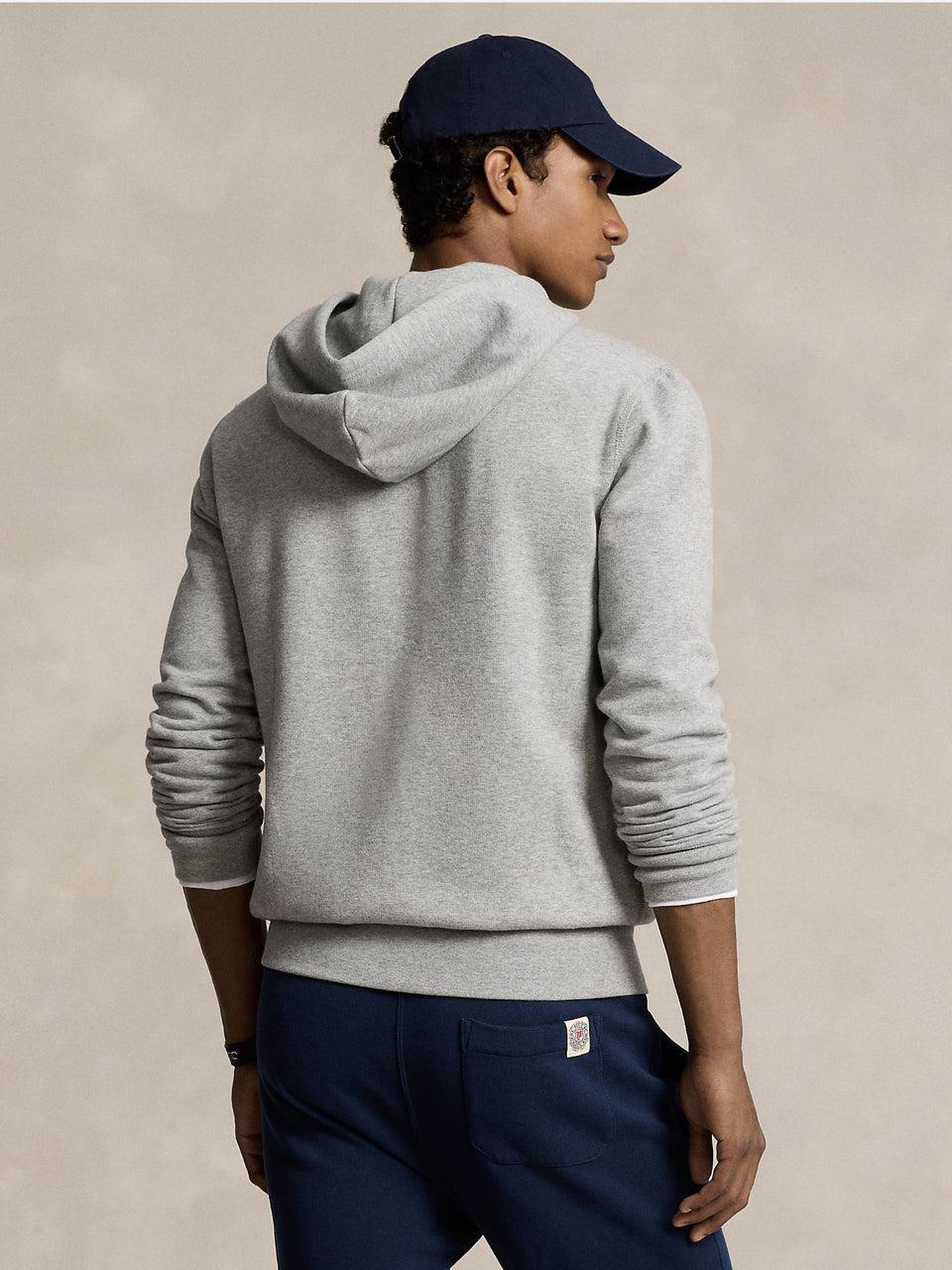 RALPH LAUREN Felpa Full zip con Cappuccio Grigio Negozio
