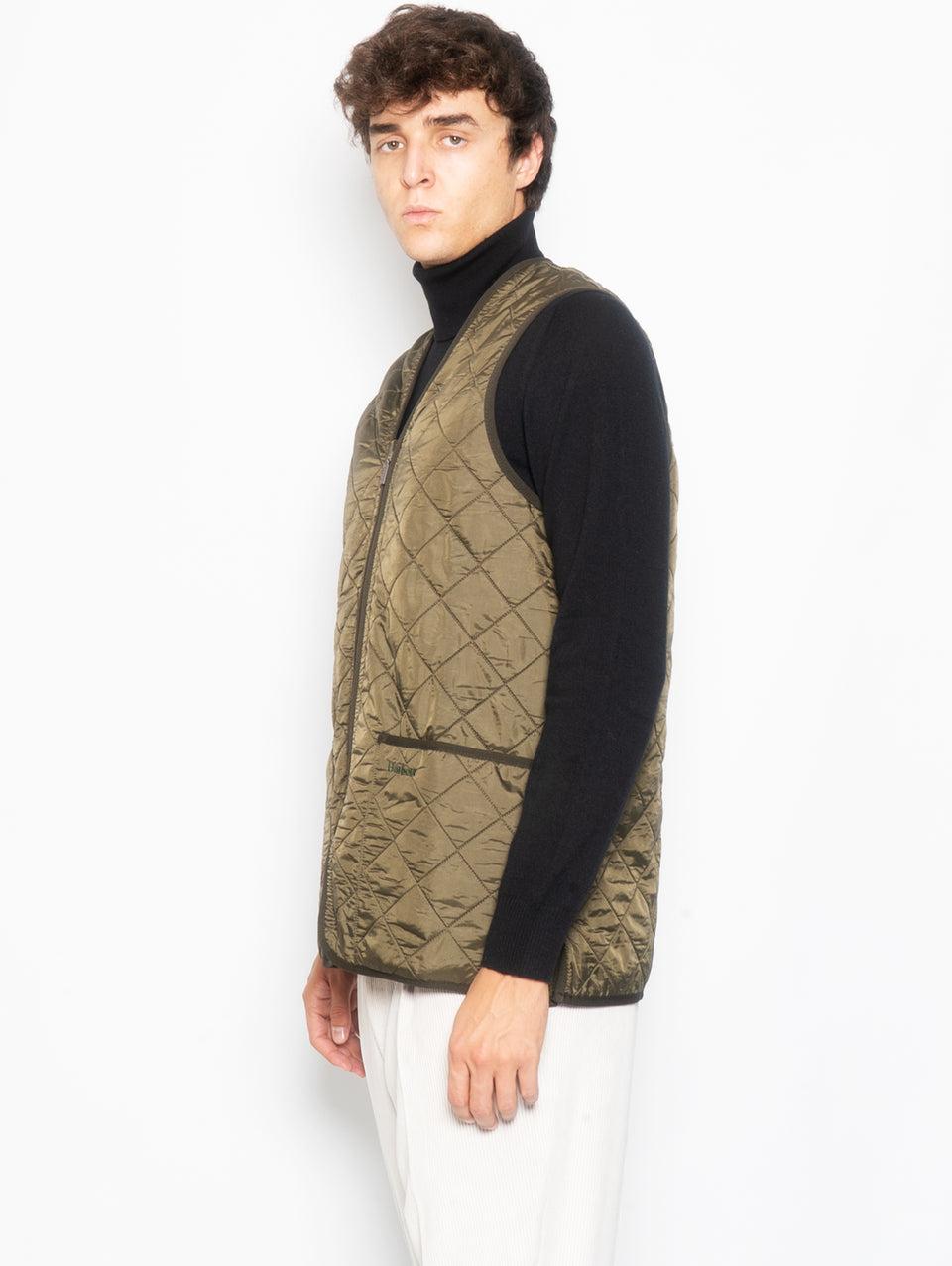 BARBOUR Gilet trapuntato Polarquilt Verde Presa