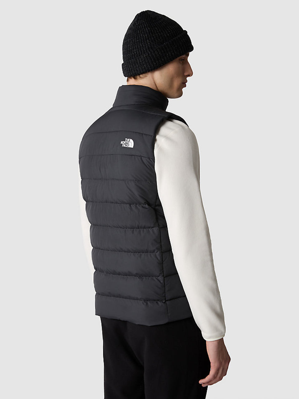 THE NORTH FACE Gilet con Cappuccio in Piuma Aconcagua Nero In Vendita