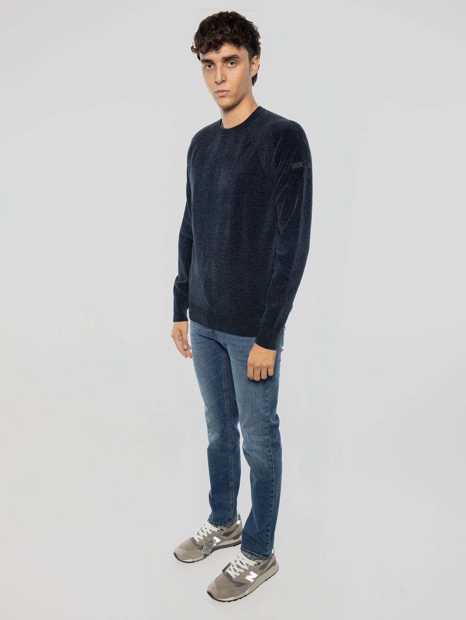 HAND PICKED Jeans Elasticizzato Ravello Blu Medio In Saldo