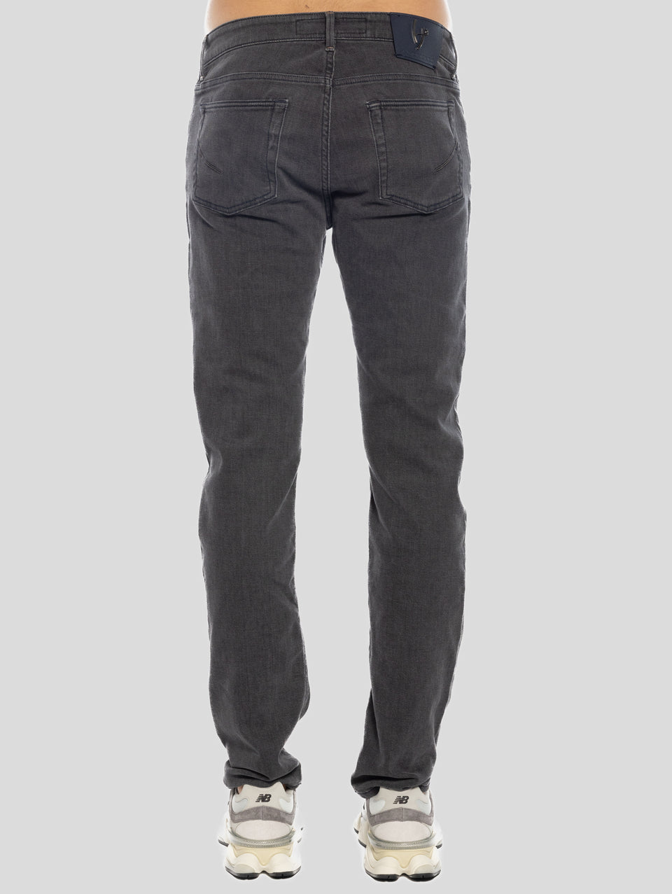 HAND PICKED Jeans Regular Elasticizzato Ravello Antracite Nuova