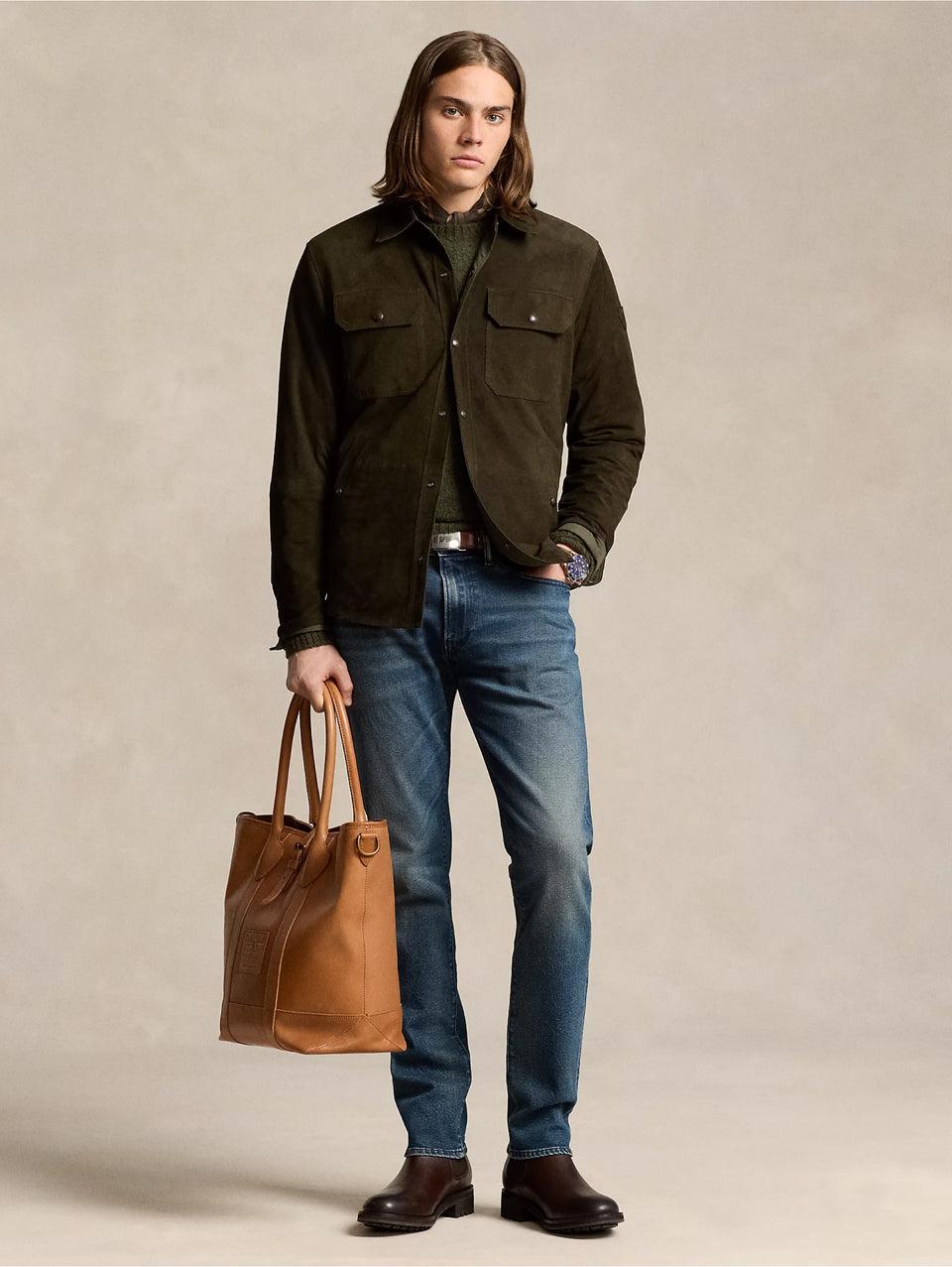 RALPH LAUREN Jeans Sullivan in Cotone Stretch Blu Nuovo