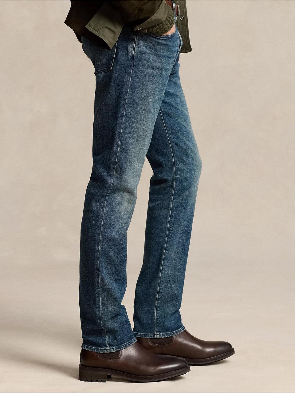 RALPH LAUREN Jeans Sullivan in Cotone Stretch Blu Nuovo