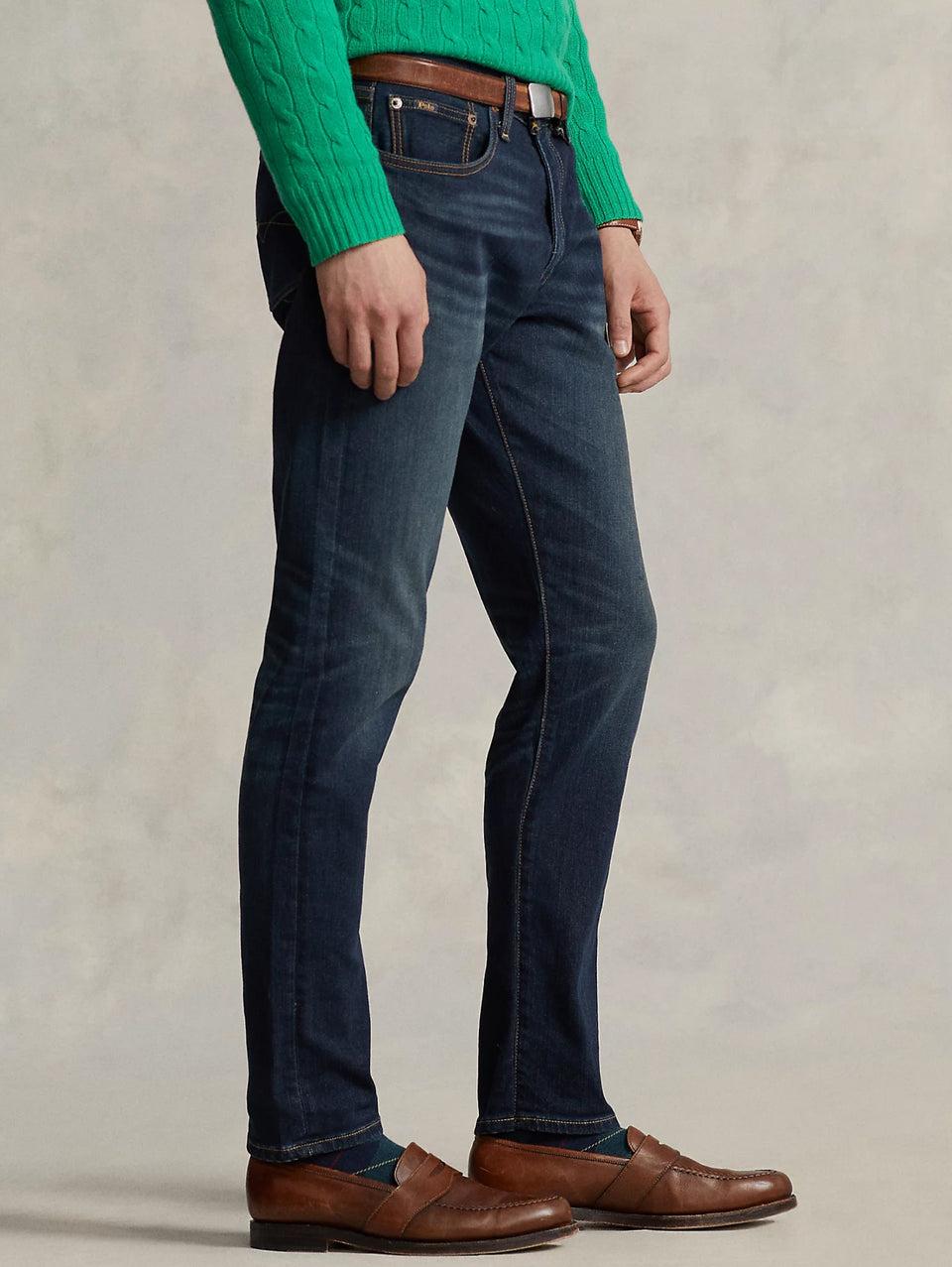 RALPH LAUREN Jeans Slim Sullivan Blu Scuro Qualità Garantita